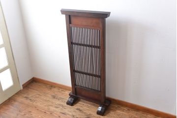 中古　九州民芸家具　和風な衝立て
