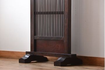 中古　九州民芸家具　和風な衝立て