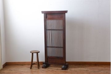 中古　九州民芸家具　和風な衝立て