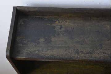 アンティーク家具　アンティーク　古い木製のシンプルな本棚