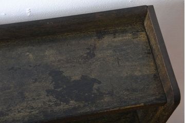 アンティーク家具　アンティーク　古い木製のシンプルな本棚