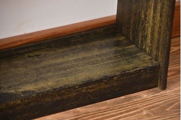 アンティーク家具　アンティーク　古い木製のシンプルな本棚