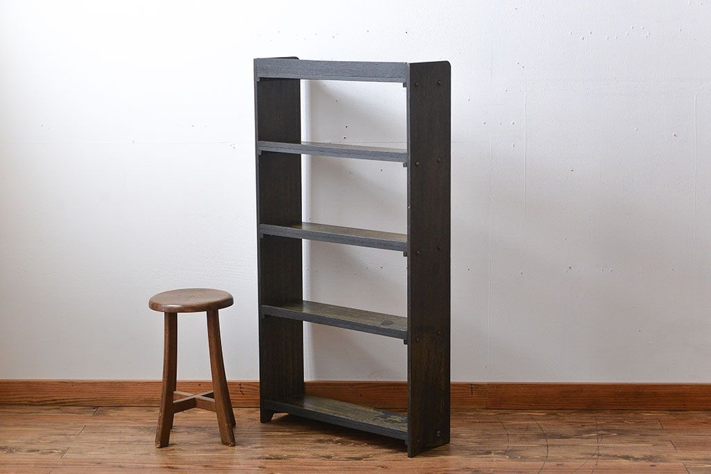 本棚　木製　高さ150㎝　古家具　古家具　アンティーク　レトロ 本棚 木製 高さ150㎝ 古家具 古家具 アンティーク レトロ