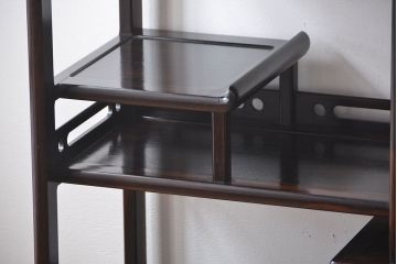 アンティーク家具　古民具・骨董　黒檀材!唐木の茶棚