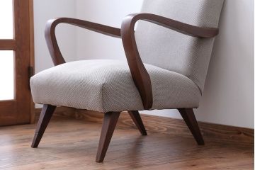 アンティーク家具　シンプルでモダンな1人掛けソファ(2)