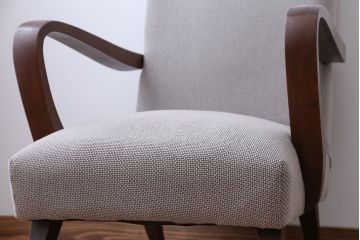 アンティーク家具　シンプルでモダンな1人掛けソファ(2)