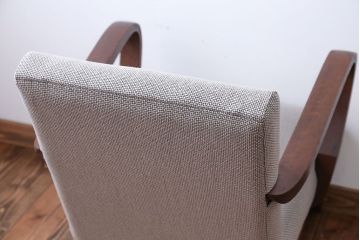 アンティーク家具　シンプルでモダンな1人掛けソファ(2)