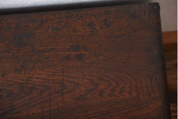 レトロ家具　昭和レトロ　古い木製のシャビーな小引き出し