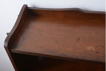 レトロ家具　昭和レトロ　大きくシンプルな楔(くさび)式本棚