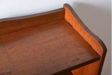 レトロ家具　昭和レトロ　大きくシンプルな楔(くさび)式本棚