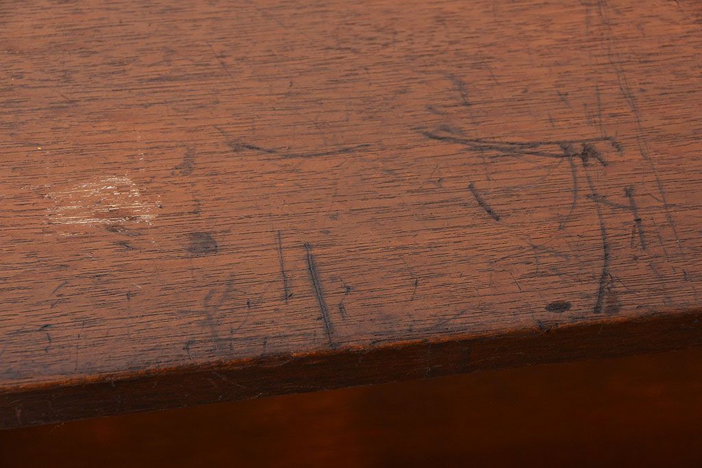 レトロ家具　昭和レトロ　大きくシンプルな楔(くさび)式本棚