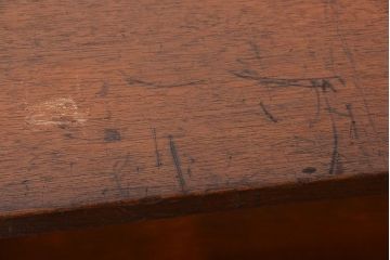 レトロ家具　昭和レトロ　大きくシンプルな楔(くさび)式本棚