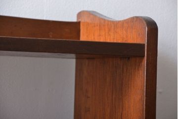 レトロ家具　昭和レトロ　大きくシンプルな楔(くさび)式本棚