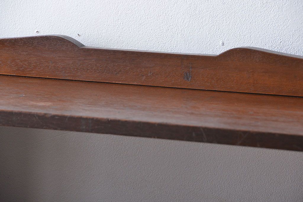 レトロ家具　昭和レトロ　大きくシンプルな楔(くさび)式本棚