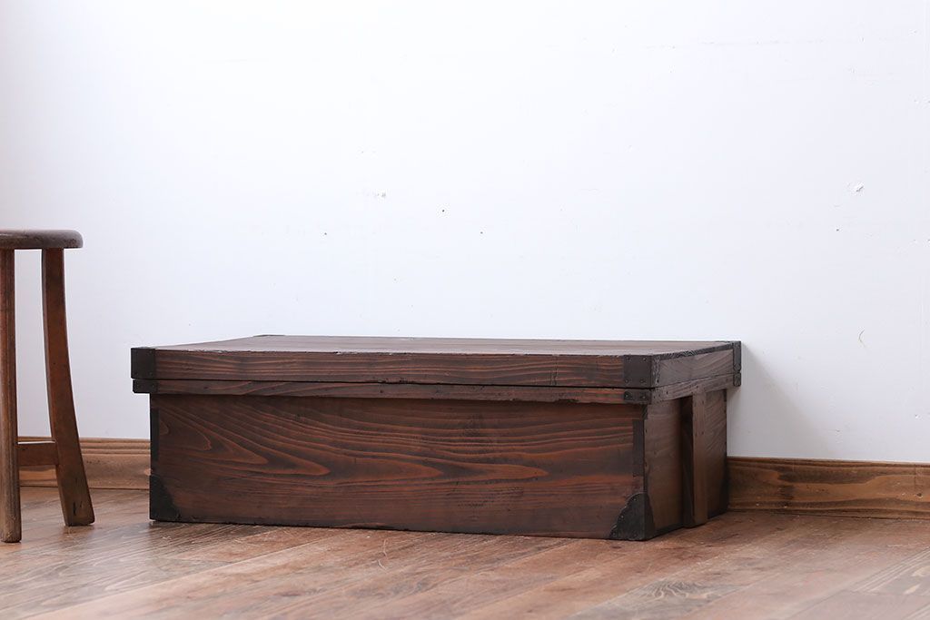 アンティーク雑貨　古民具・骨董　小物収納箱にぴったりの時代箱