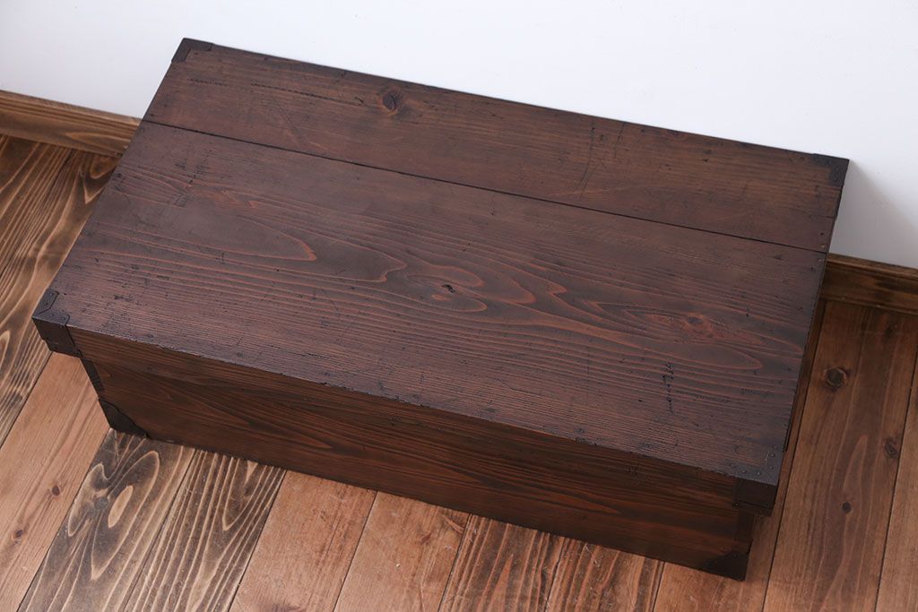 アンティーク雑貨　古民具・骨董　小物収納箱にぴったりの時代箱