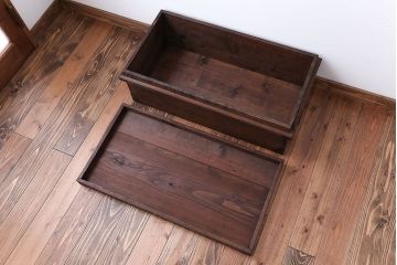 アンティーク雑貨　古民具・骨董　小物収納箱にぴったりの時代箱