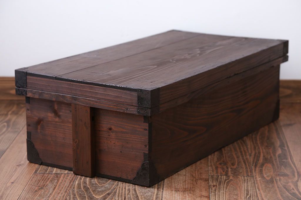 アンティーク雑貨　古民具・骨董　小物収納箱にぴったりの時代箱