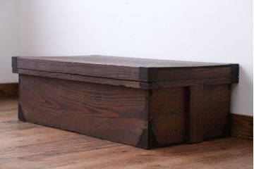 アンティーク雑貨　古民具・骨董　小物収納箱にぴったりの時代箱