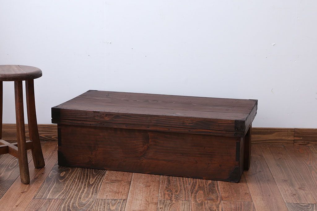 アンティーク雑貨　古民具・骨董　小物収納箱にぴったりの時代箱