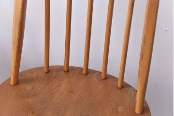 アンティーク家具　アンティーク　イギリスアーコール　クエーカーチェア2脚セット