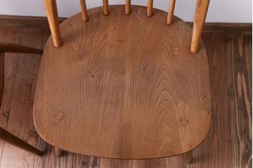 アンティーク家具　アンティーク　イギリスアーコール　クエーカーチェア2脚セット