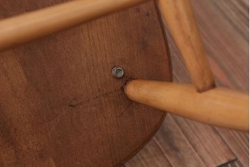 アンティーク家具　アンティーク　イギリスアーコール　クエーカーチェア2脚セット