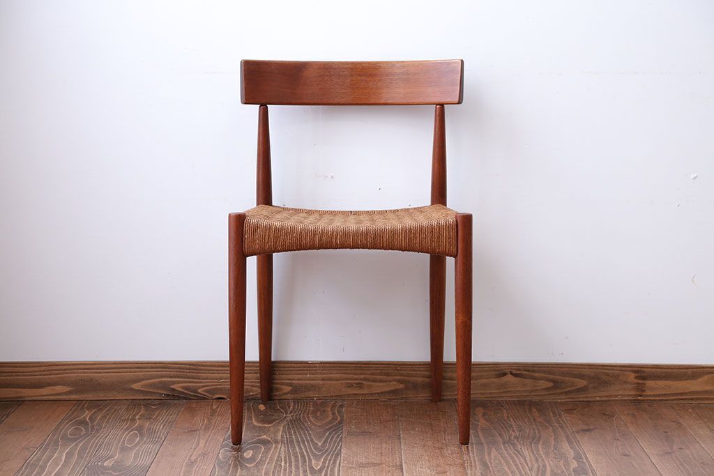 北欧家具　デンマーク製　ペーパーコードチェア(1)