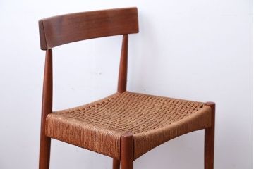 北欧家具　デンマーク製　ペーパーコードチェア(1)