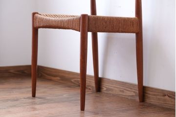 北欧家具　デンマーク製　ペーパーコードチェア(1)