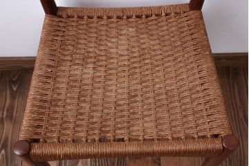 北欧家具　デンマーク製　ペーパーコードチェア(1)