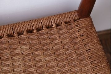 北欧家具　デンマーク製　ペーパーコードチェア(1)