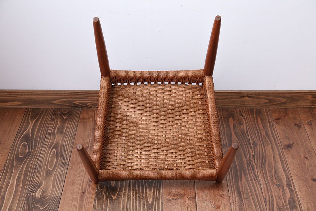 北欧家具　デンマーク製　ペーパーコードチェア(1)