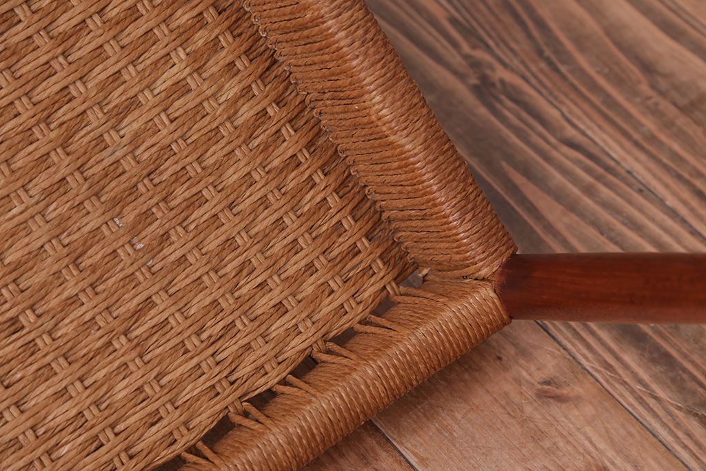 北欧家具　デンマーク製　ペーパーコードチェア(1)