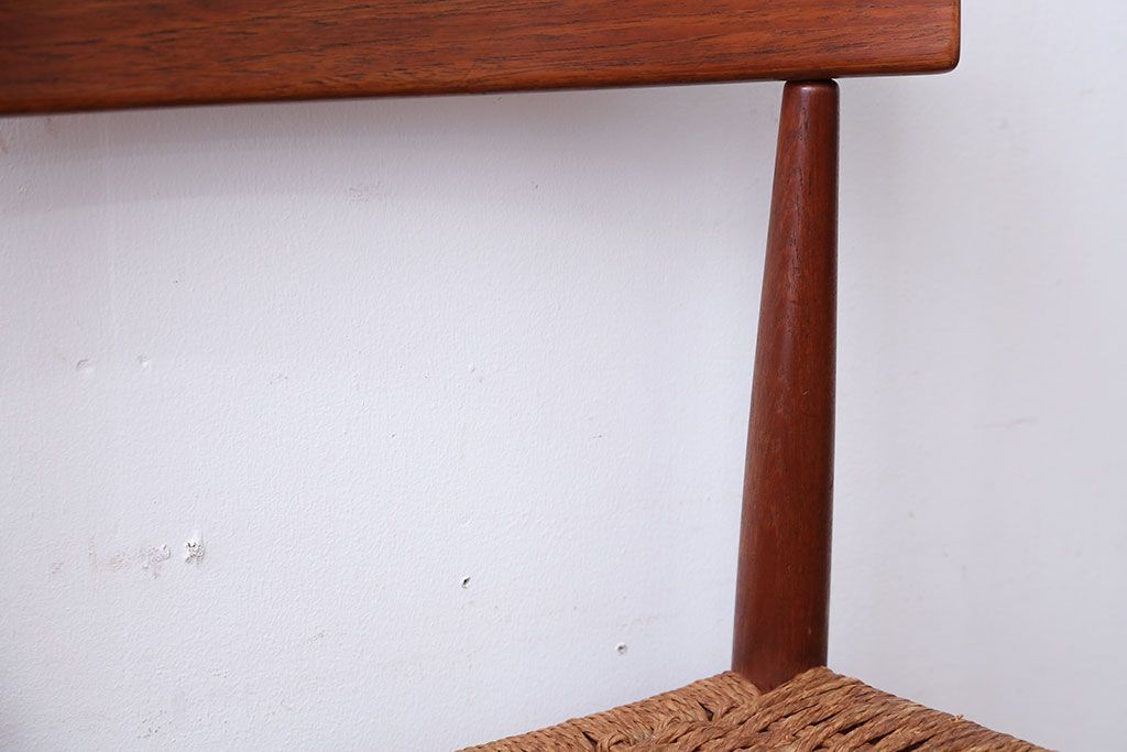 北欧家具　デンマーク製　ペーパーコードチェア(2)