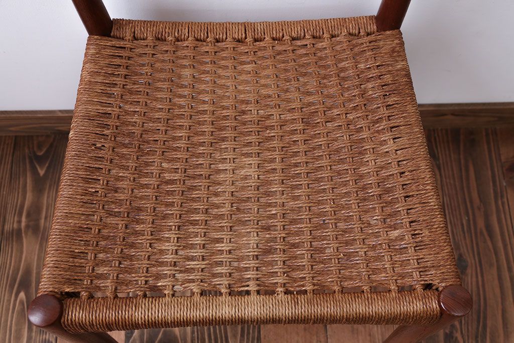 北欧家具　デンマーク製　ペーパーコードチェア(2)