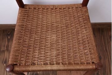 北欧家具　デンマーク製　ペーパーコードチェア(2)