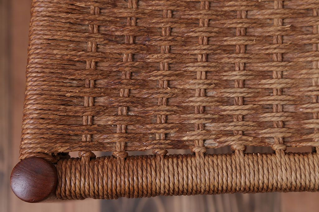 北欧家具　デンマーク製　ペーパーコードチェア(2)