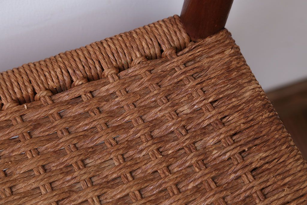 北欧家具　デンマーク製　ペーパーコードチェア(2)