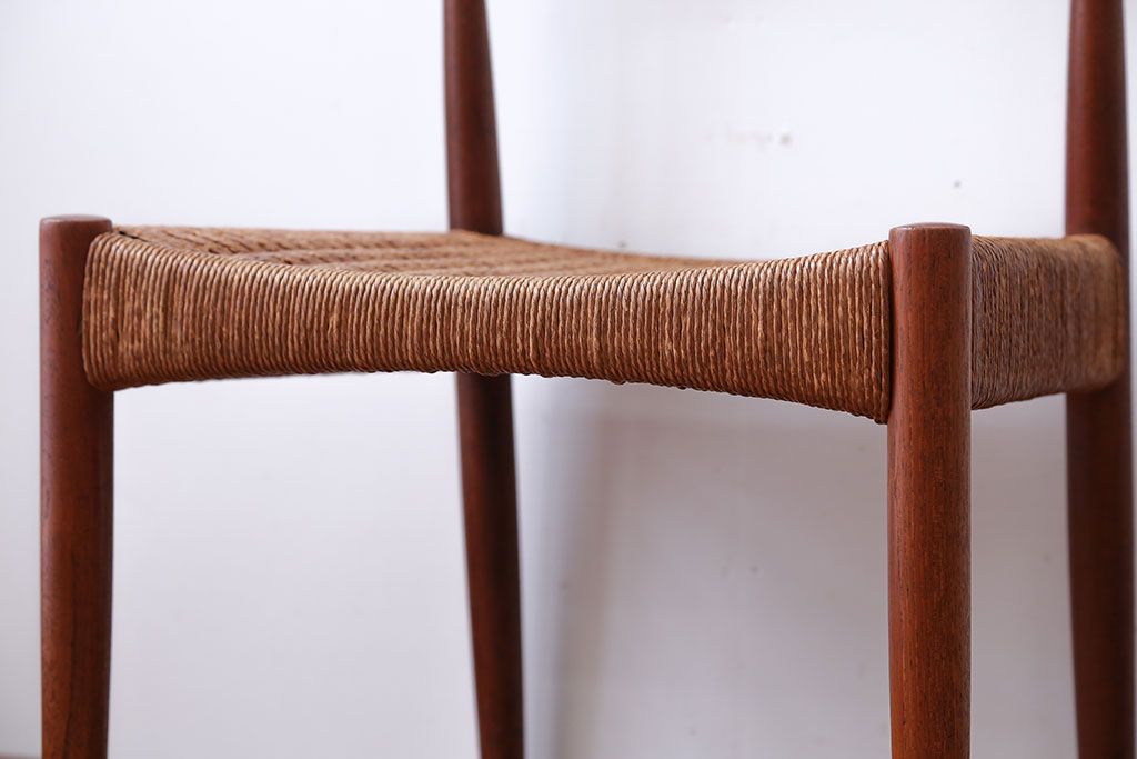北欧家具　デンマーク製　ペーパーコードチェア(2)