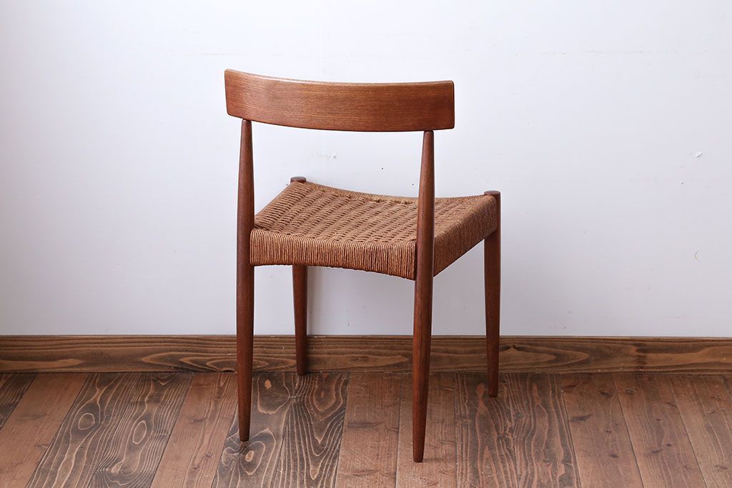 北欧家具　デンマーク製　ペーパーコードチェア(2)