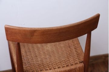 北欧家具　デンマーク製　ペーパーコードチェア(2)