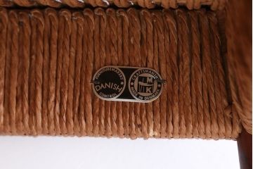 北欧家具　デンマーク製　ペーパーコードチェア(2)