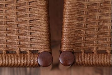 北欧家具　デンマーク製　ペーパーコードチェア2脚セット