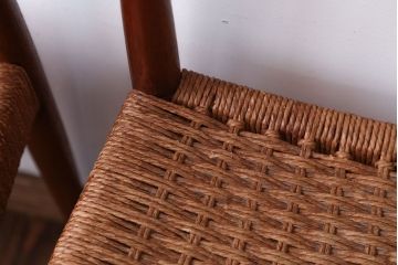 北欧家具　デンマーク製　ペーパーコードチェア2脚セット