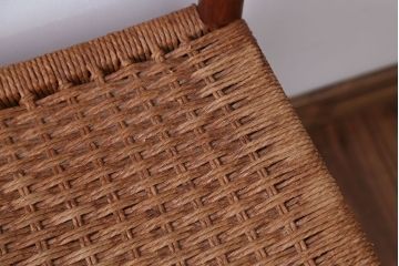 北欧家具　デンマーク製　ペーパーコードチェア2脚セット