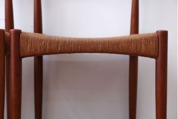 北欧家具　デンマーク製　ペーパーコードチェア2脚セット