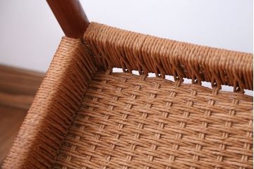 北欧家具　デンマーク製　ペーパーコードチェア2脚セット