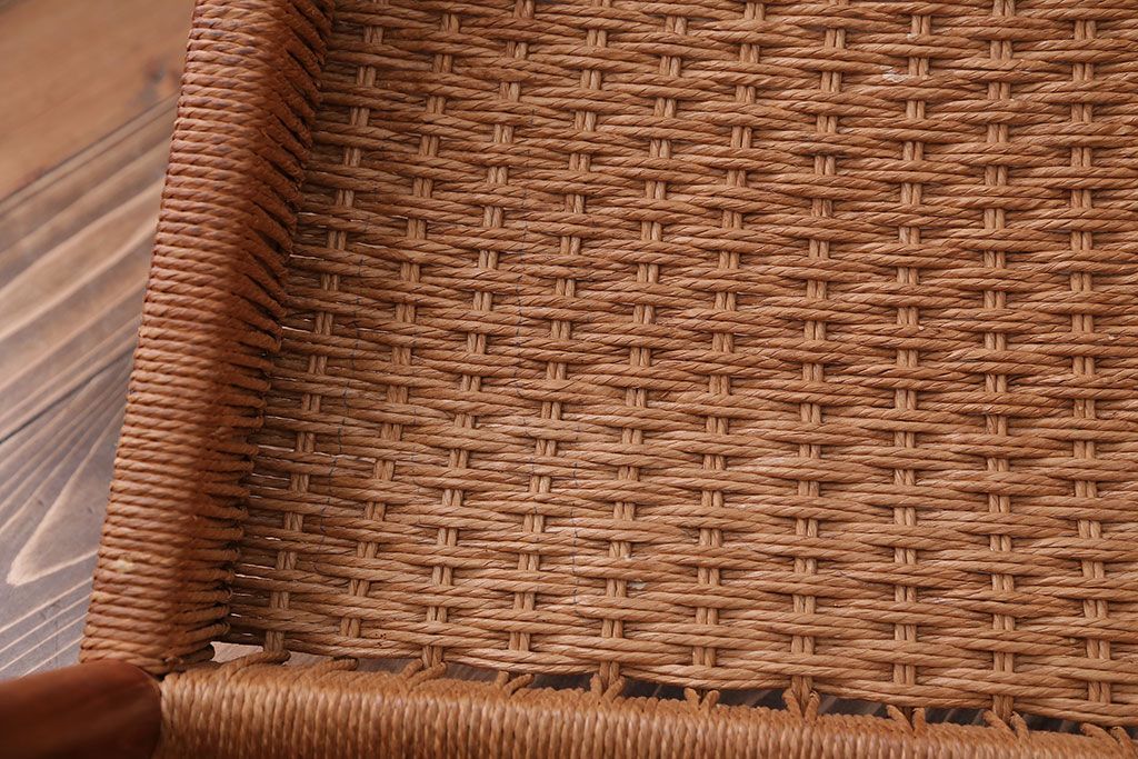 北欧家具　デンマーク製　ペーパーコードチェア2脚セット