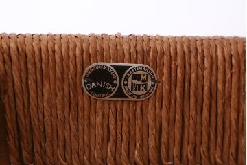 北欧家具　デンマーク製　ペーパーコードチェア2脚セット